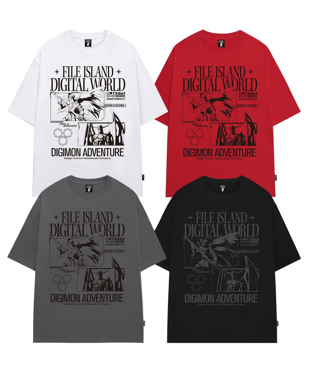 [Digimon Adventure] Angemon&Devimon Overfit T-shirt