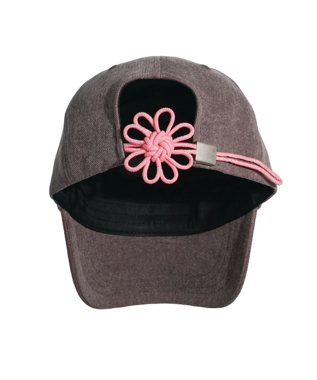 [Korean Celebrity Pick] DENIM FLOWER KNOT CAP