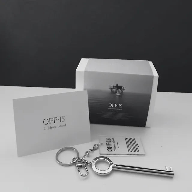 [Gift Wrapping] Offis Premium Silver Squeezer Key (Tube Squeezer) + Acrylic Keyring Gift Set