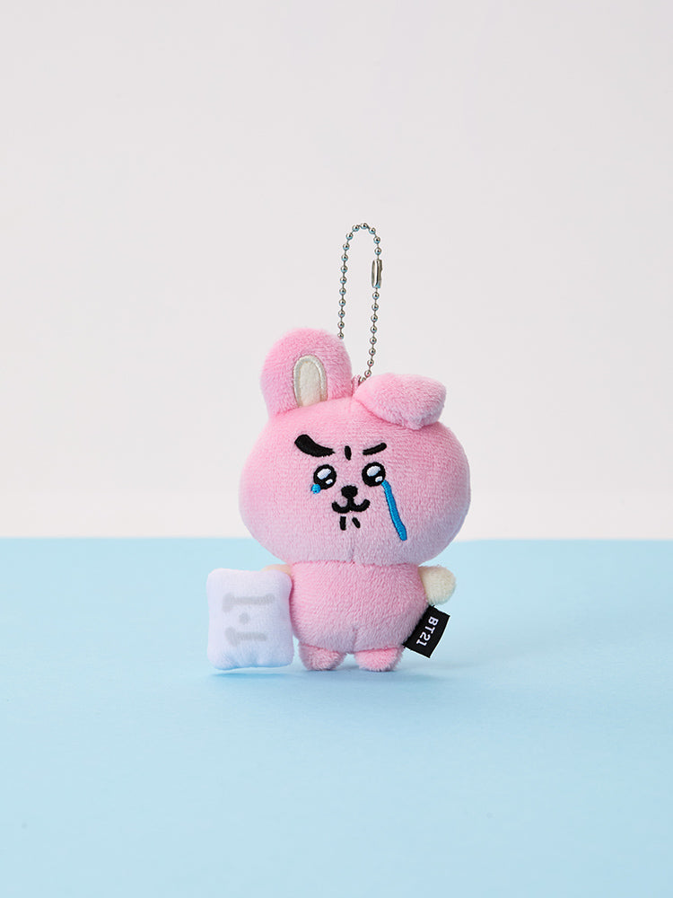 BT21 Today's Face Tear Drop Plush Keyring