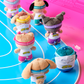 [Olive Young X Sanrio] Cute Run Doll Keychain (Sanrio Characters)