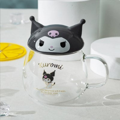 Sanrio 3D Lid Glass Cup (400mL)