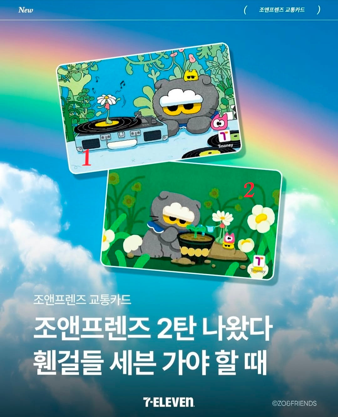 Zo& Friends Tmoney Card