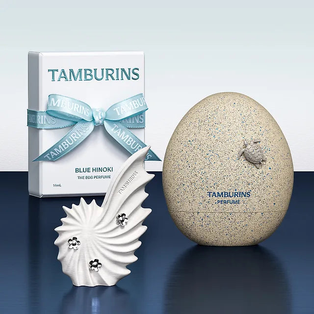Tamburins Egg Perfume Blue Hinoki 14ml + BOTTARI (55g)