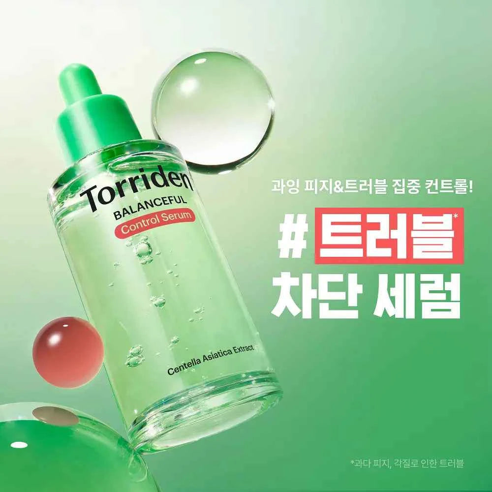 [Cortis PICK] Torriden Balanceful Cica Control Serum 50ml Limited Refill Set (+50ml Refill+10 Pads)