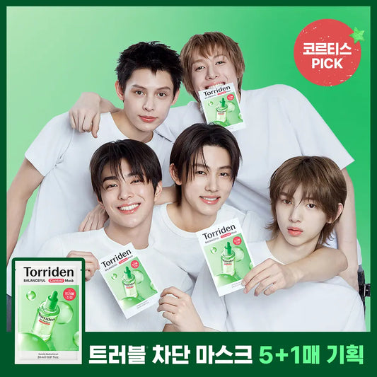 [Cortis PICK] Torriden Balanceful Cica Control Mask 5-Pack Special (+1 Pack)