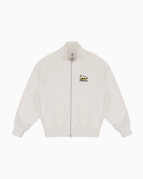 Converse x Zo&friends Oversized Zip up Hoodie Ivory
