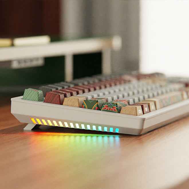 MU:DS Dancheong Mechanical Wired Keyboard (White)  (+Munch's Bag)