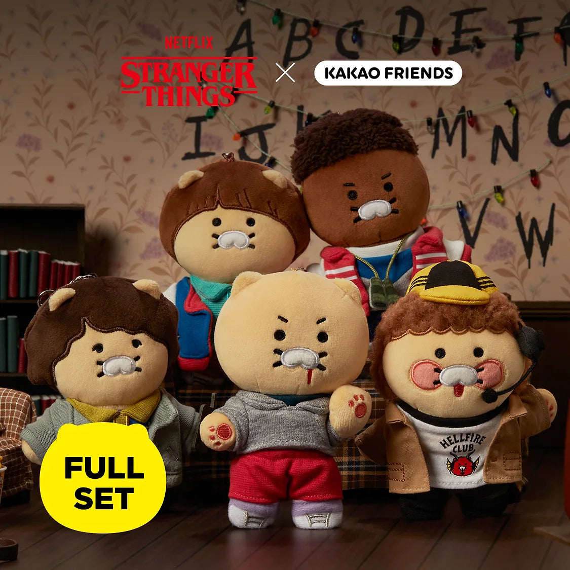 Stranger Thing X Friends Doll Keychain