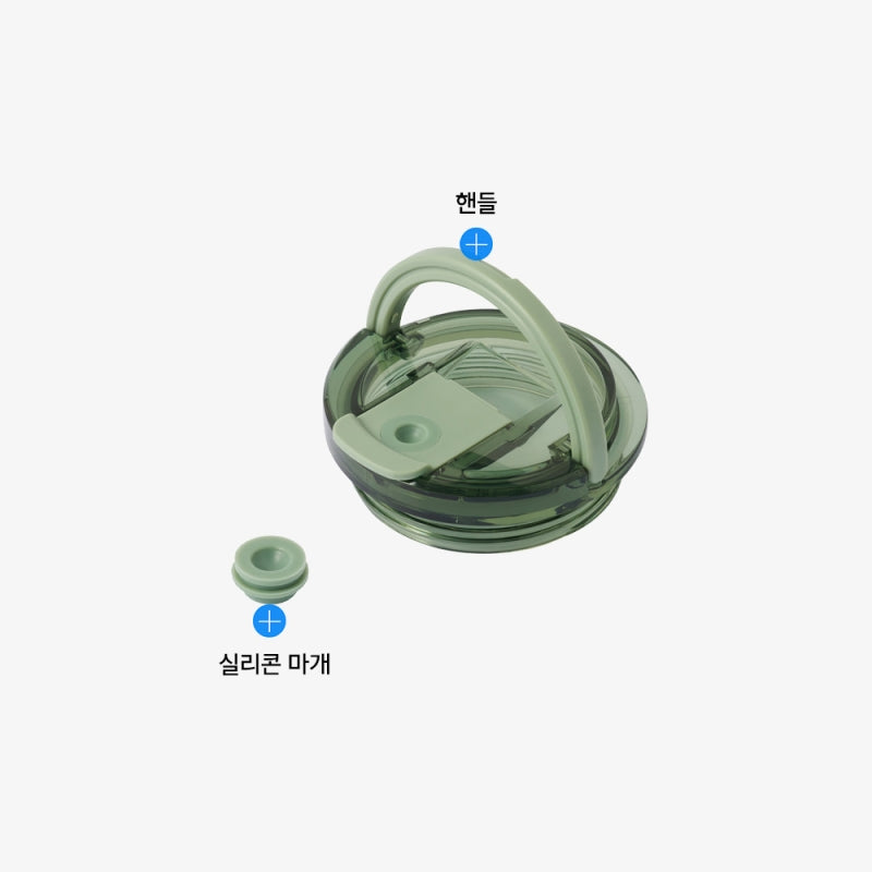 Metro Cafe Top Handle Ceramic Tumbler with Cap (710ml/900ml)