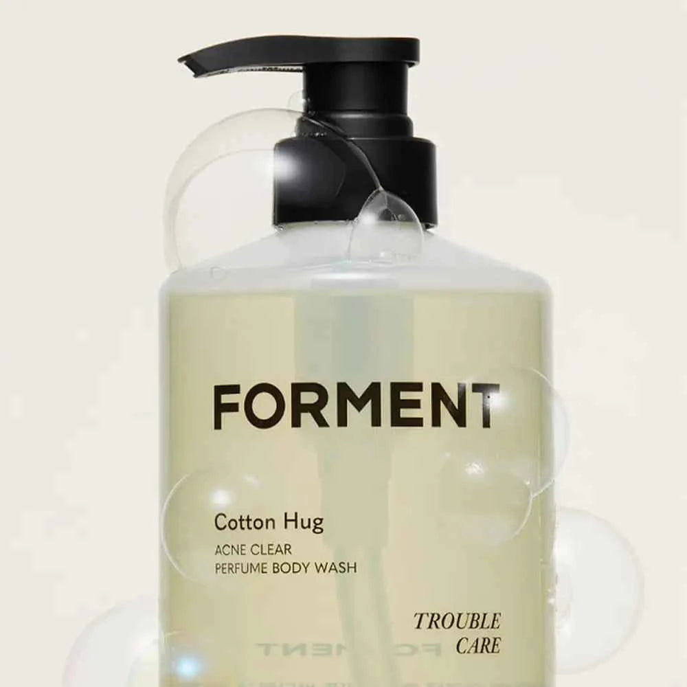 Pokemon Edition]Forment Acne Perfume Shower Cotton Hug 500ml (+ 30ml body wash)