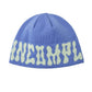 [Worn by BTS V] Pom-Pom Logo Jacquard Beanie (Blue)
