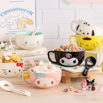 [Sanrio] Cereal Bowl Spoon Set