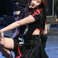 Safety Pin Midi Wrap Skirt - BLACK[ Worn By Giselle From Aespa]