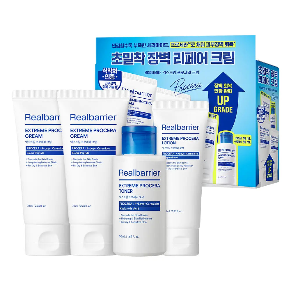 Real Barrier Extreme Procera Cream 70ml 1+1 plan (+Toner 50ml+Lotion 40ml)