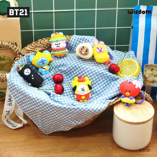 BT21 K-FOOD Figure Keyring