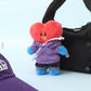 BT21 PETIT CLOSET PLUSH KEYRING