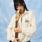 Converse x Zo&friends Oversized Zip up Hoodie Ivory