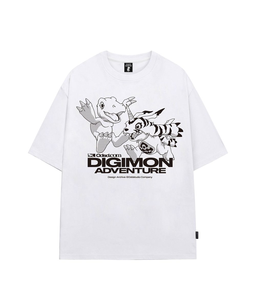 [Digimon Adventure] Agumon&Gabumon Overfit T-shirt