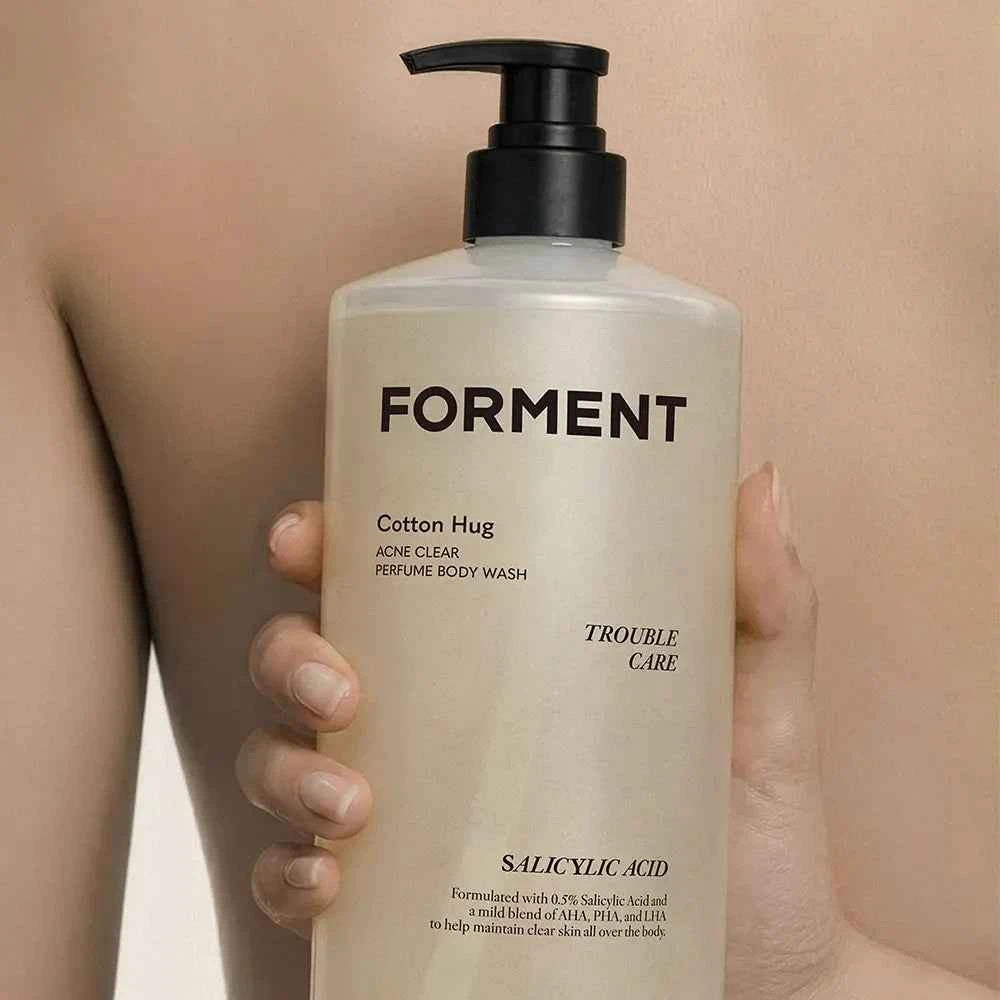 Pokemon Edition]Forment Acne Perfume Shower Cotton Hug 500ml (+ 30ml body wash)