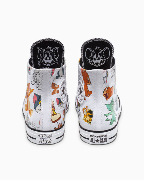 Tom & Jerry Chuck Taylor All Star White