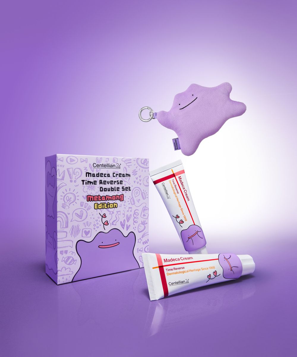 Madeca Cream Time Reverse Metamon Edition 50ml x 2 + Metamon Keyring Pouch