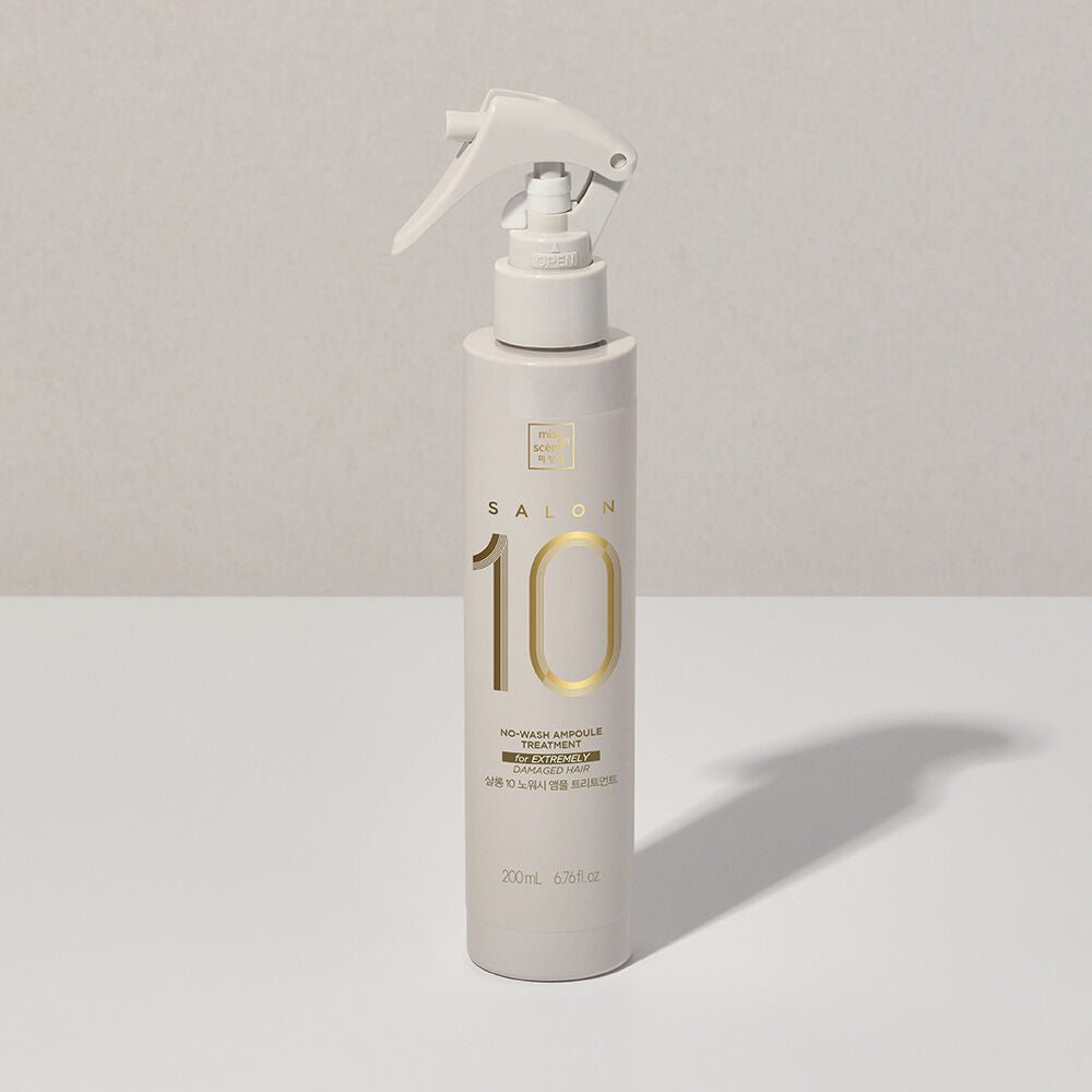 Mise-en-scène Salon 10 No-Wash Treatment 200ML + 180ML Refill [ 1 Random Pouch]