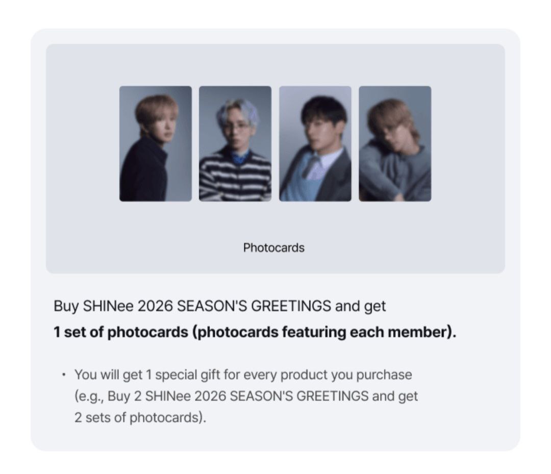 SHINee 2026 Season Greetings [Pre Order]