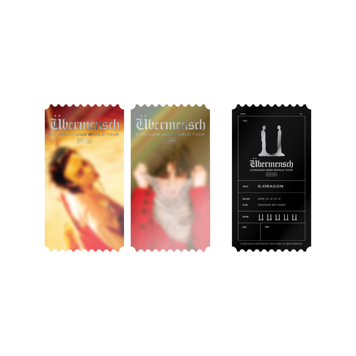 G-DRAGON -Photo Ticket (GOCHEOK VER.)