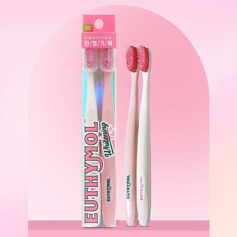 Euthymol Whitening Toothbrush(2) + My Melody Toothbrush Holder