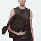 Oversized quilted crossbody bag