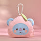 BT21 PEACH HOLIC FACE POUCH KEYRING