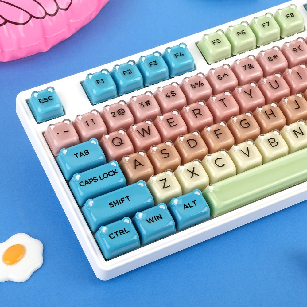 Jelly Bear Double-shot Keycap Set