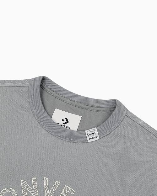 Converse x Zo&friends Crew Neck Top Classic Gray