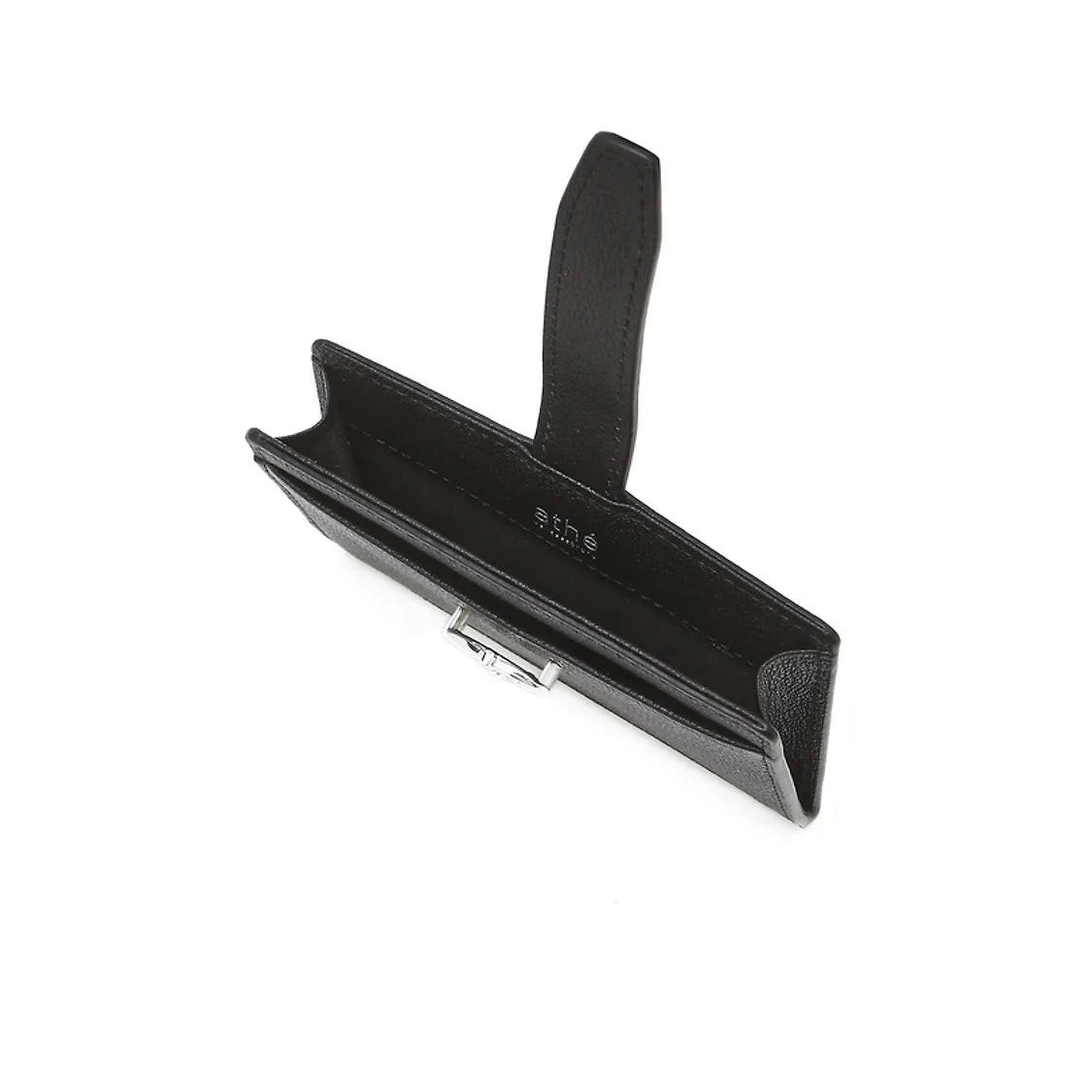 Black Buckle Card Wallet AAHO5F590BK