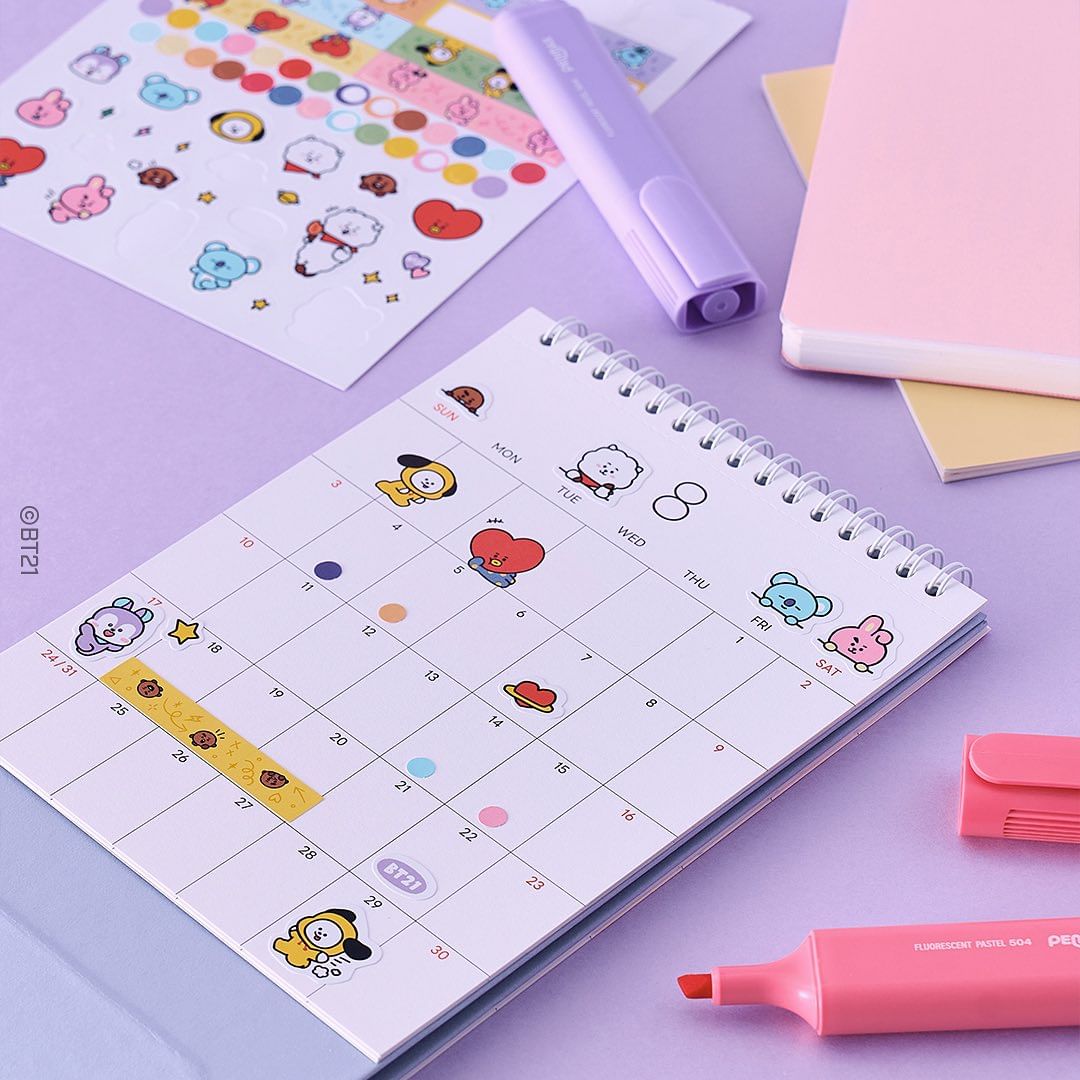 BT21 SWEET DREAMS AND 2025 CALENDER