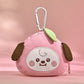 BT21 PEACH HOLIC FACE POUCH KEYRING