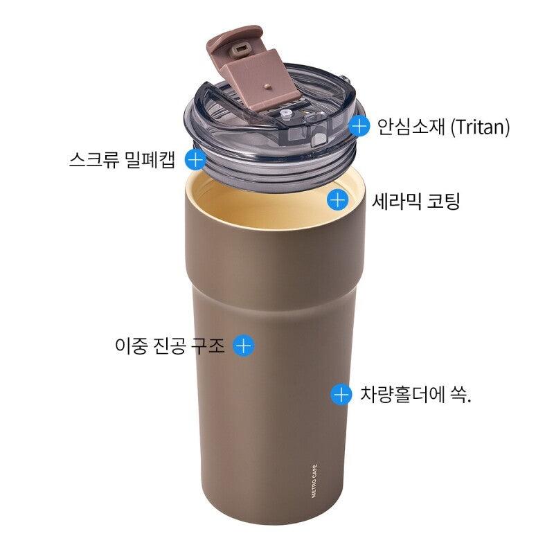 Metro Cafe Ceramic Tumbler 650ML