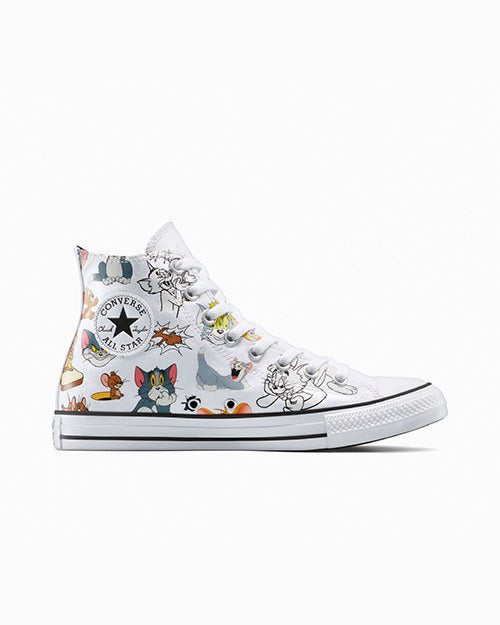 Tom & Jerry Chuck Taylor All Star White