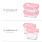 Glasslock Pure Candy Pink & Range Cook 23-piece set + Free Cleaning Brush