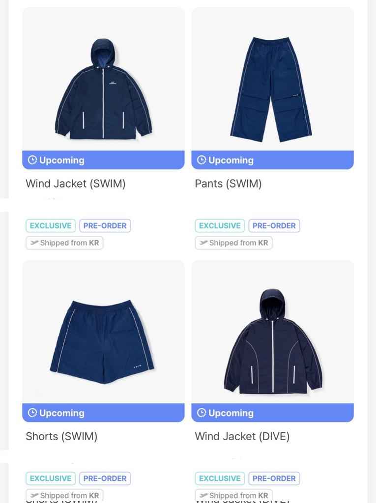 BTS Swim Official Merch (Pre Order)