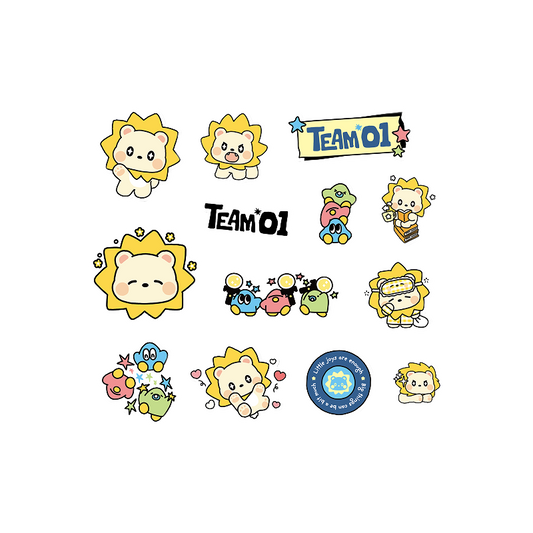 TAEYANG Sticker Pack - TEAM01 OFFICIAL MERCH