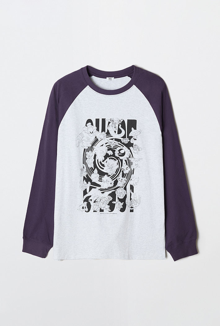 [Pokemon] Long Sleeve T-shirt (PURPLE) - Kgifts.shop