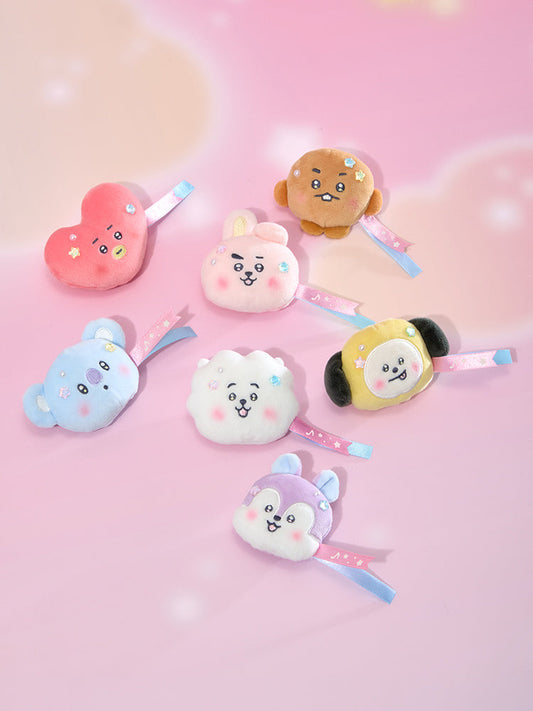 BT21 PLUSH BADGE BEYOND THE JOURNEY