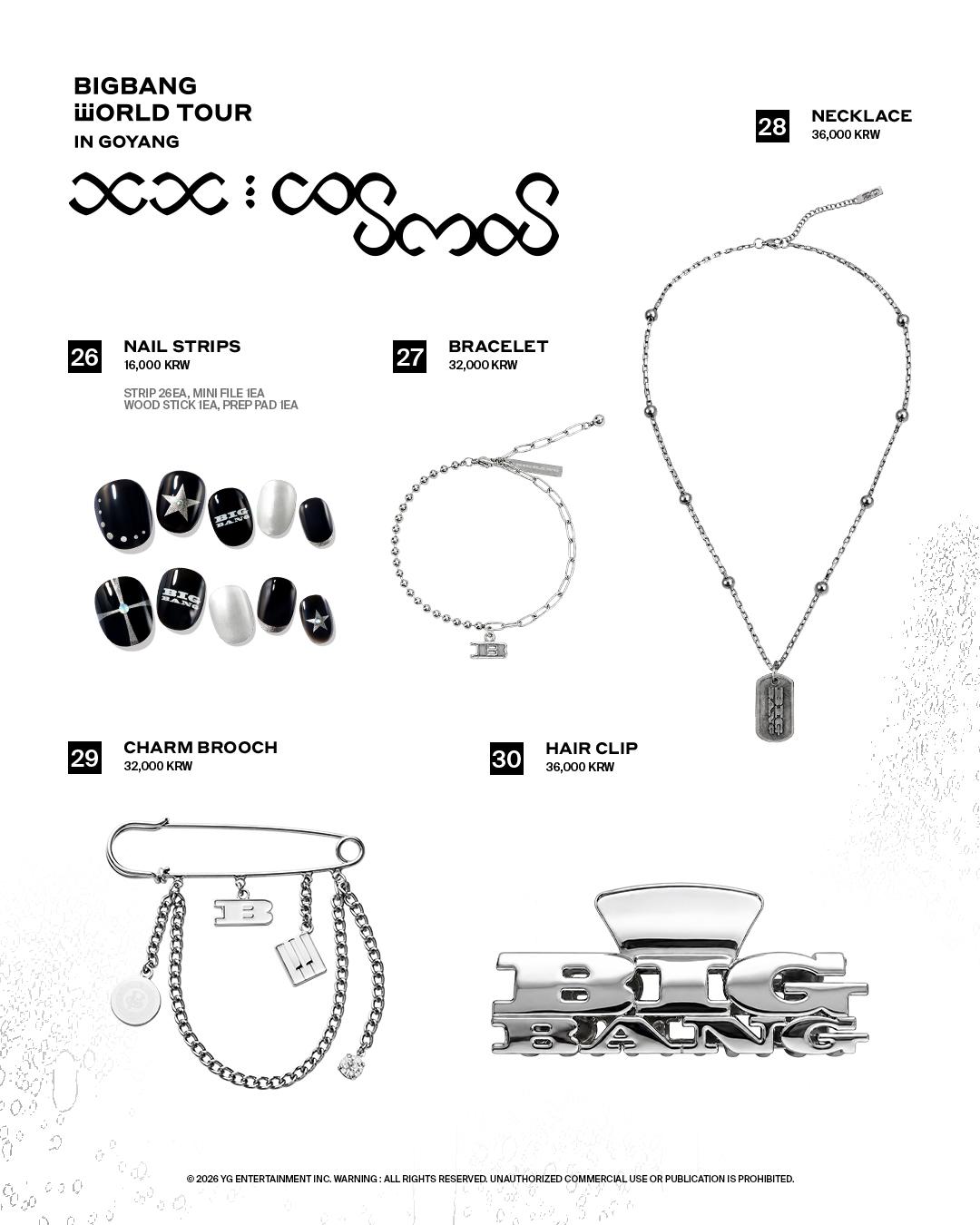 Bigbang World Tour Merch part 2