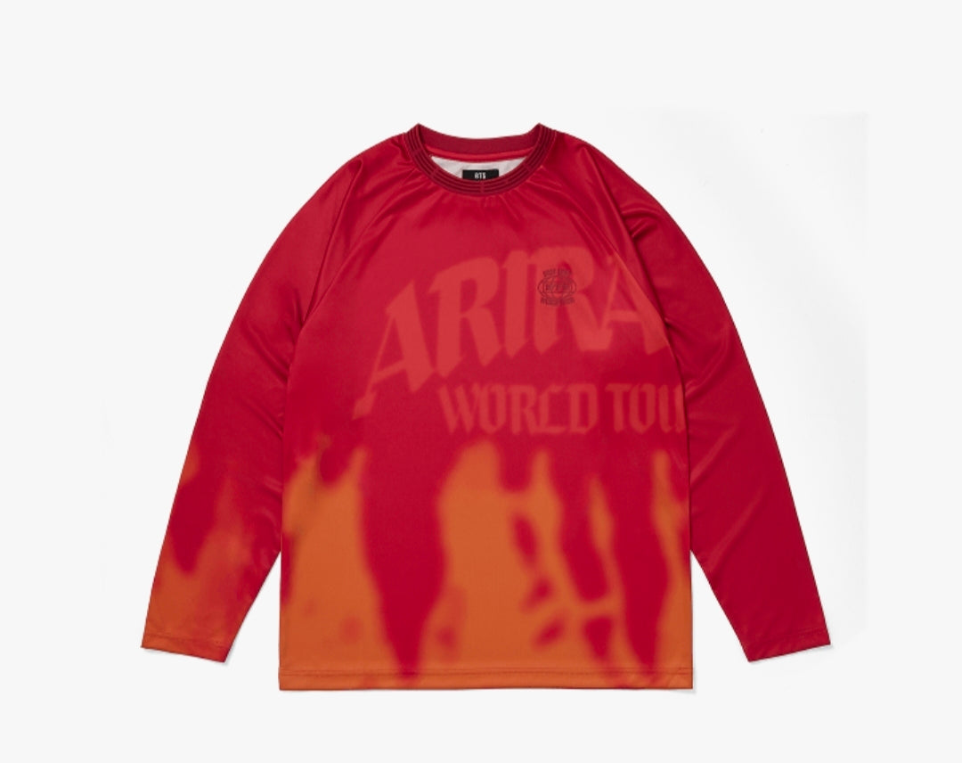 BTS Long Sleeve Tshirt (Red)