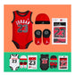 Nike Kids Jordan Baby Bodysuit Set Hat + Socks (for ~ 6 months baby)