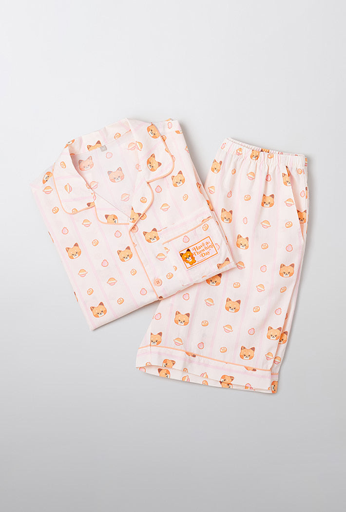 [Spao x Zeroni] Short Sleeve Pyjama Set