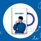 Ediya Coffee Byun Woo-seok Sign Blue Glass 600ml