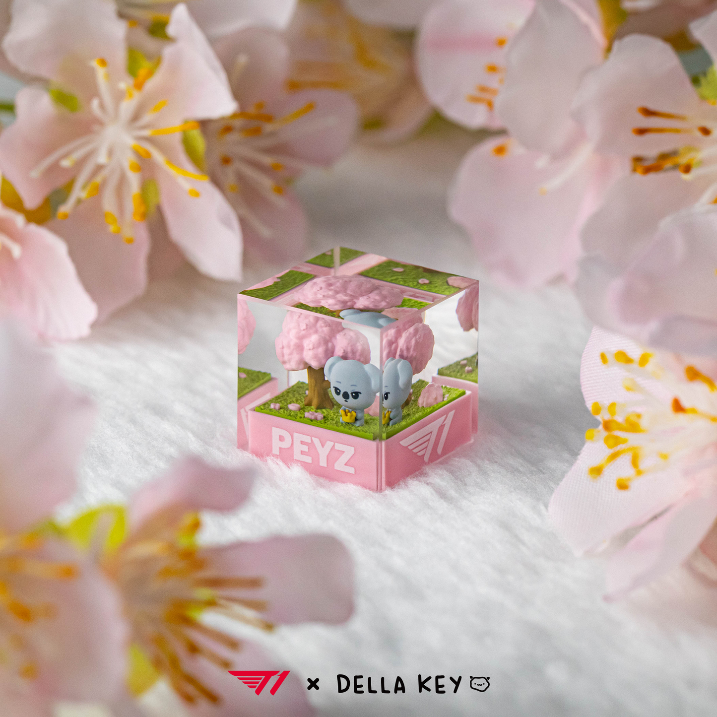 [Pre-Order] Animal Friends Artisan Keycap - Blossom Edition